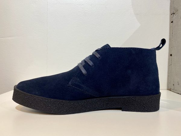 Roamers Suede Chukka Boots, Navy