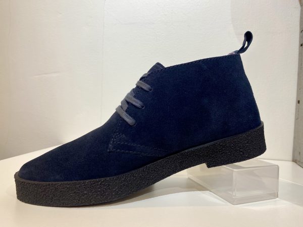 Roamers Suede Chukka Boots, Navy - Image 2