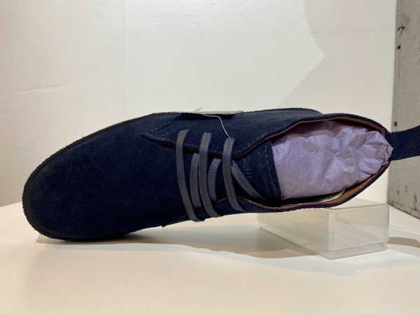 Roamers Suede Chukka Boots, Navy - Image 3