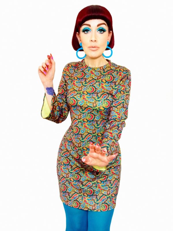 Love Her Madly ‘Jennifer’ Paisley Patterned Mod Dress