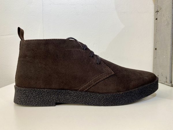 Roamers Suede Chukka Boots, Dark Brown