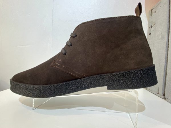 Roamers Suede Chukka Boots, Dark Brown - Image 3